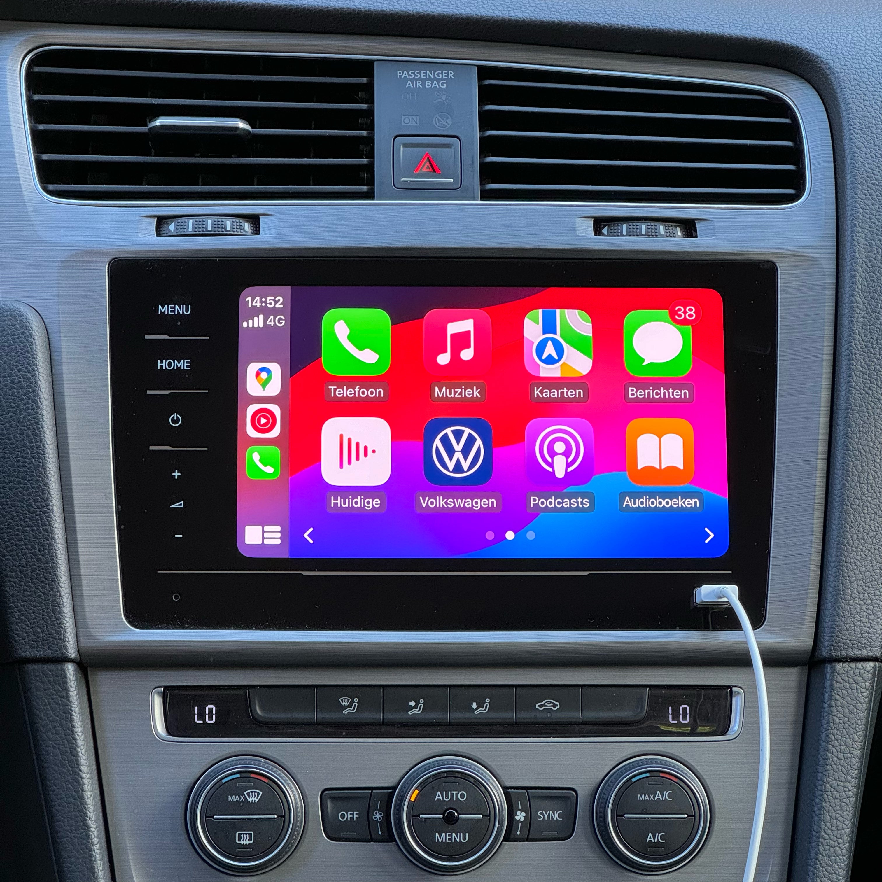VW Golf 7 | 9.2 inch Apple Carplay