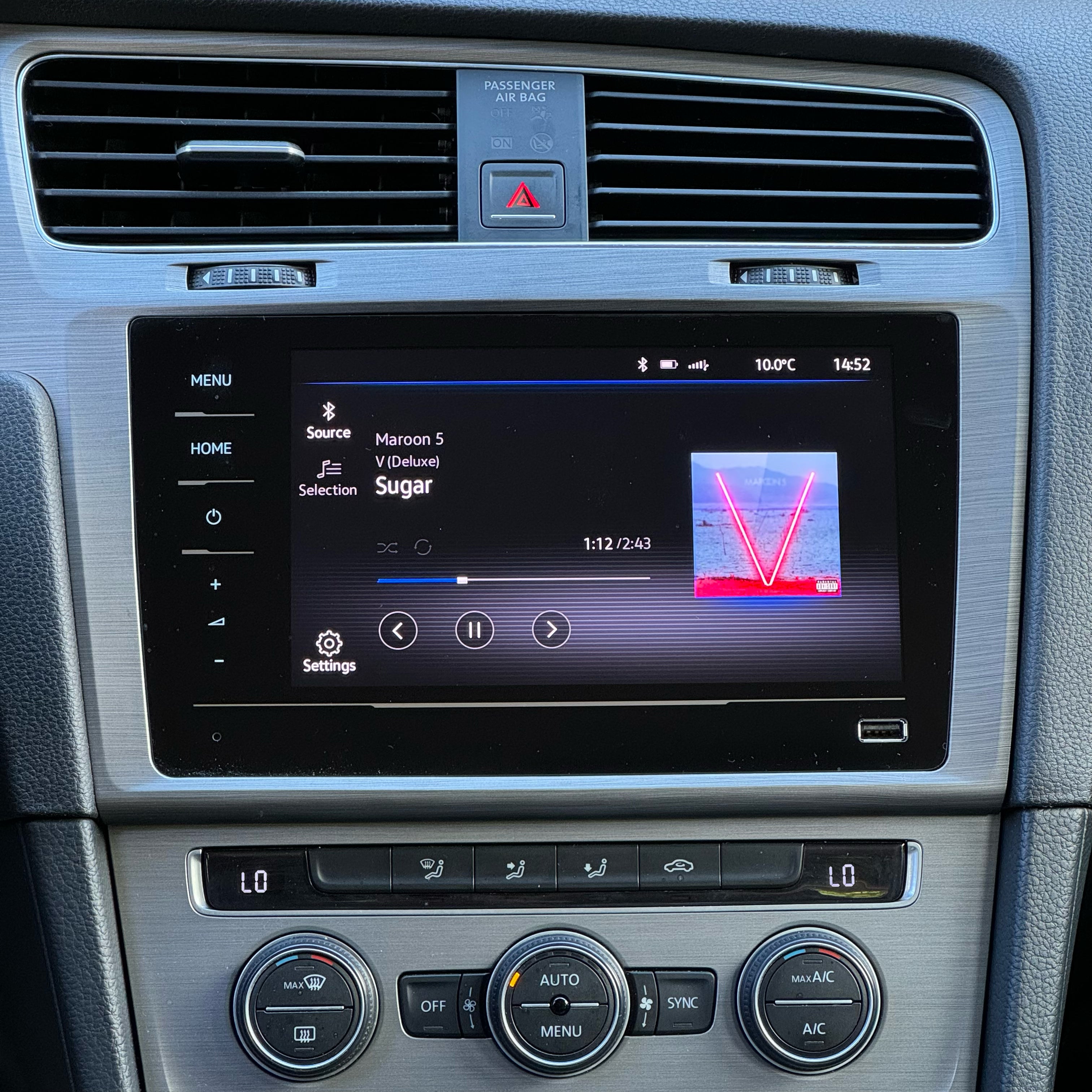 VW Golf 7 | 9.2 inch Apple Carplay