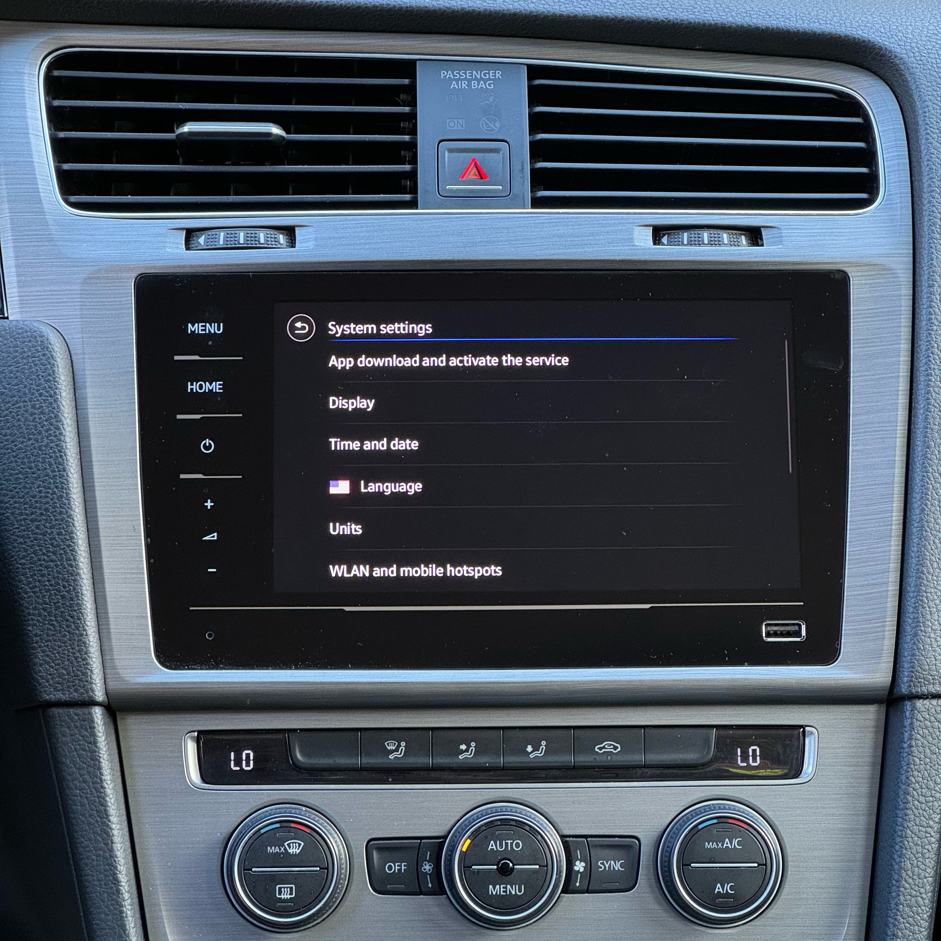 VW Golf 7 | 9.2 inch Apple Carplay