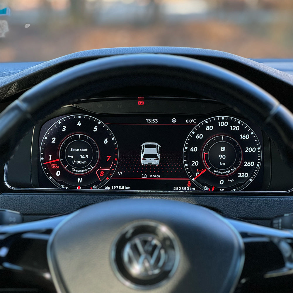 Virtual cockpit Golf 7 Volkswagen