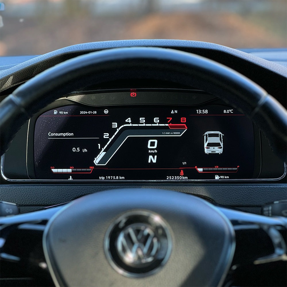 Virtual cockpit Golf 7 Volkswagen